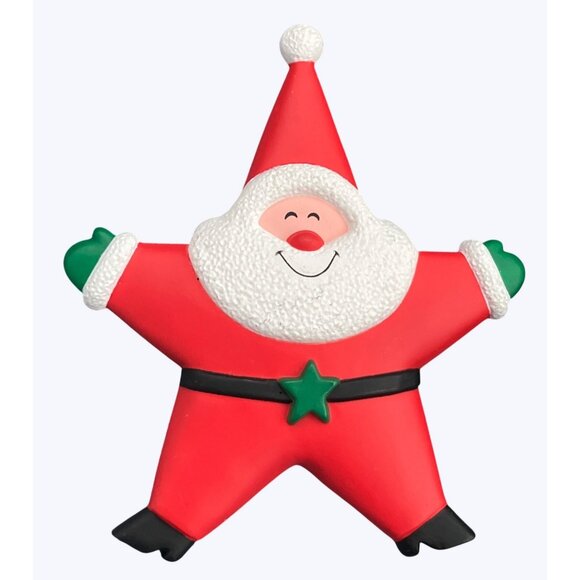 Star-Shaped Santa Claus Brooch Pin - Picture 3 of 9